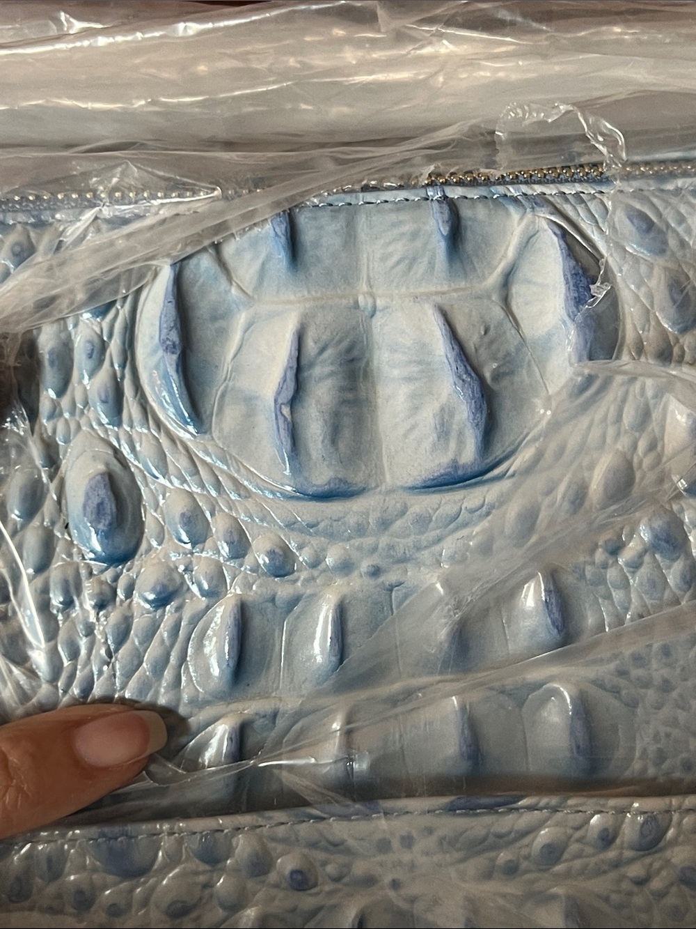 BRAHMIN Duxbury Weekender Heavenly Blue Melbourne NWT - Picture 3 of 5